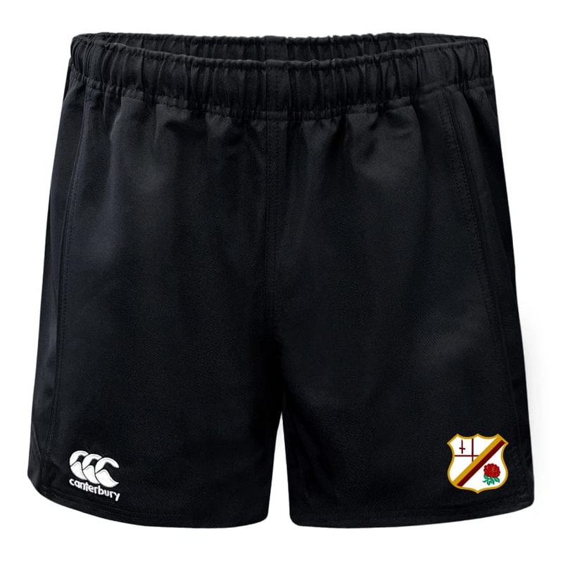 Williams College RFC Player’s Drill Short by Canterbury 6 Black