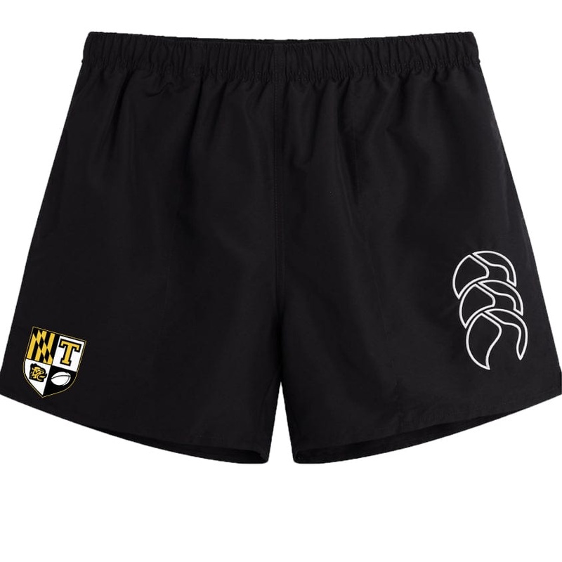 Towson University Rugby Tactic Short by Canterbury XS Black