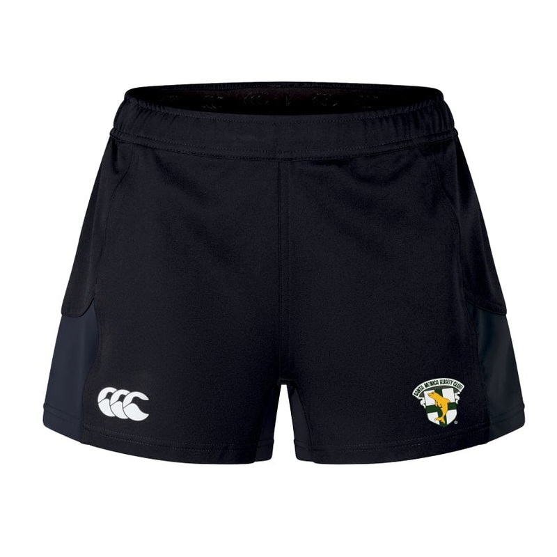 Santa Monica Rugby Club Women’s Advantage Short 2.0 by Canterbury 6 Black