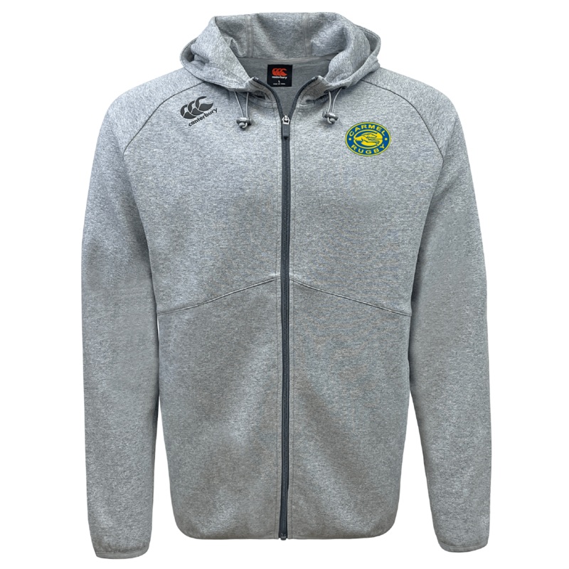 Carmel Rugby Tempo Vapodri Full-Zip Hoodie by Canterbury XS Grey