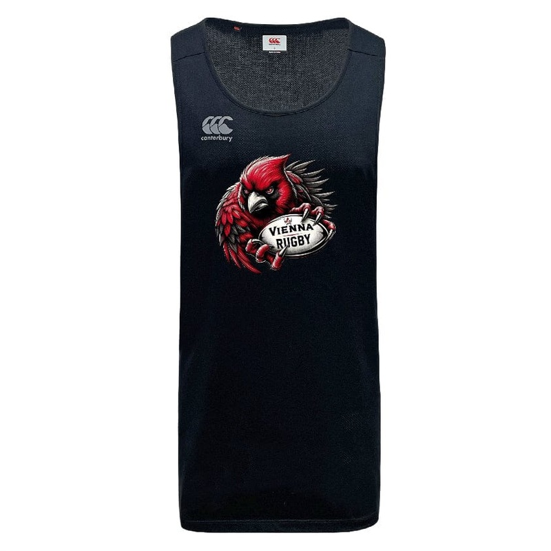 Vienna Rugby Tempo Vapodri Singlet by Canterbury XS Black