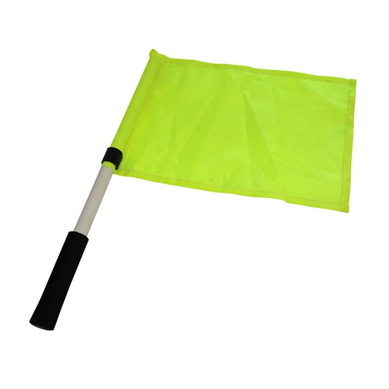 Rugby Touch Judge Flags Lime