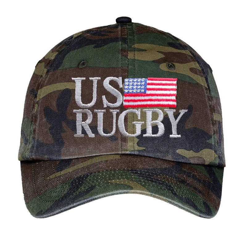 US Rugby Camo Flag Hat