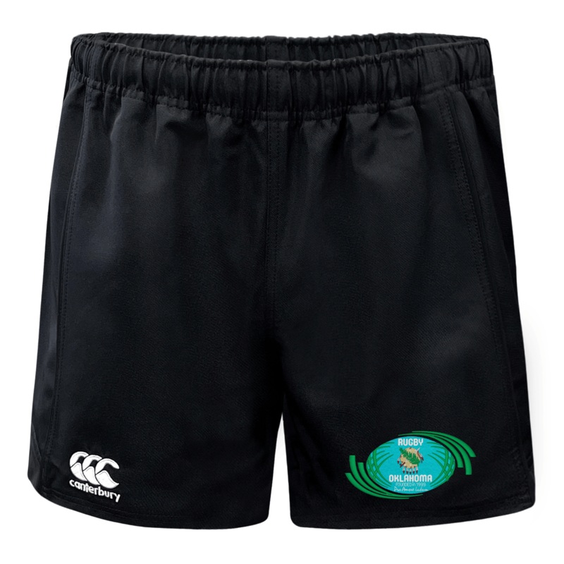 Rugby Oklahoma Advantage Rugby Shorts by Canterbury XS Black