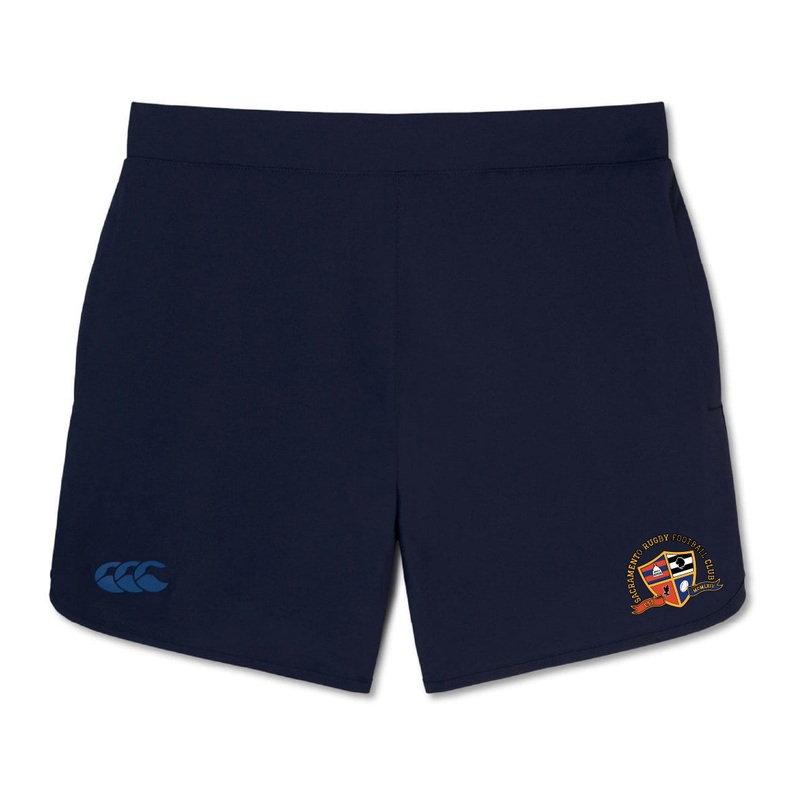 Sacramento Rugby Football Club Elite Woven Short by Canterbury XS Navy