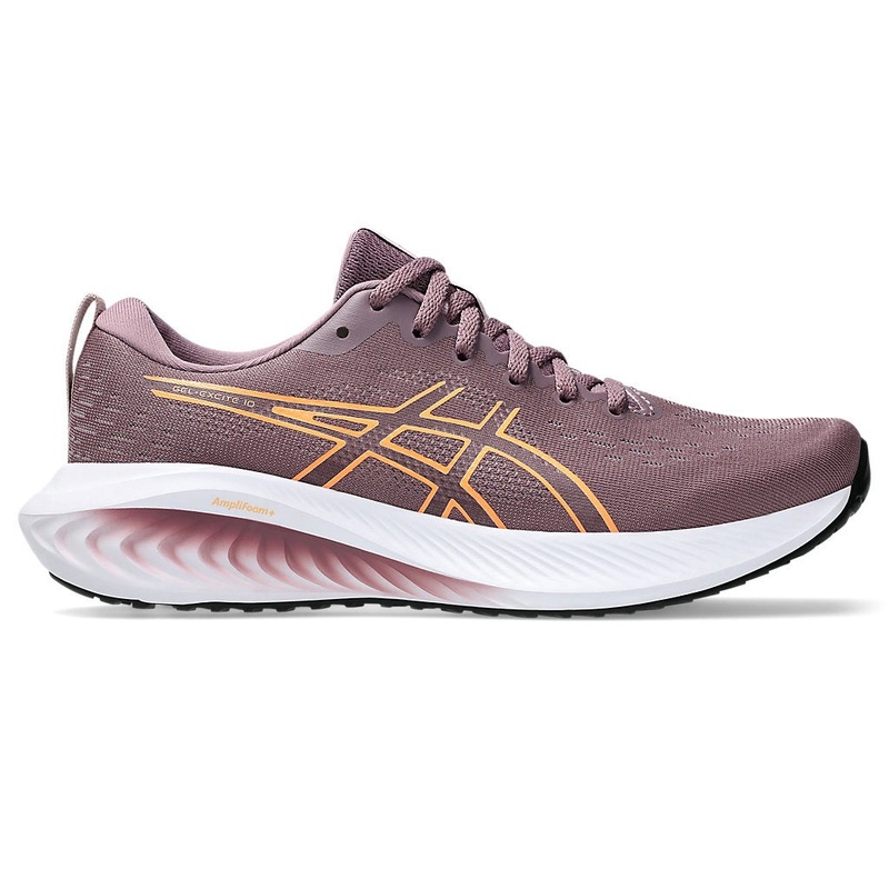 Asics Gel Excite 10 Ladies Running Shoes – Dusty Mauve/Faded Orange UK 4