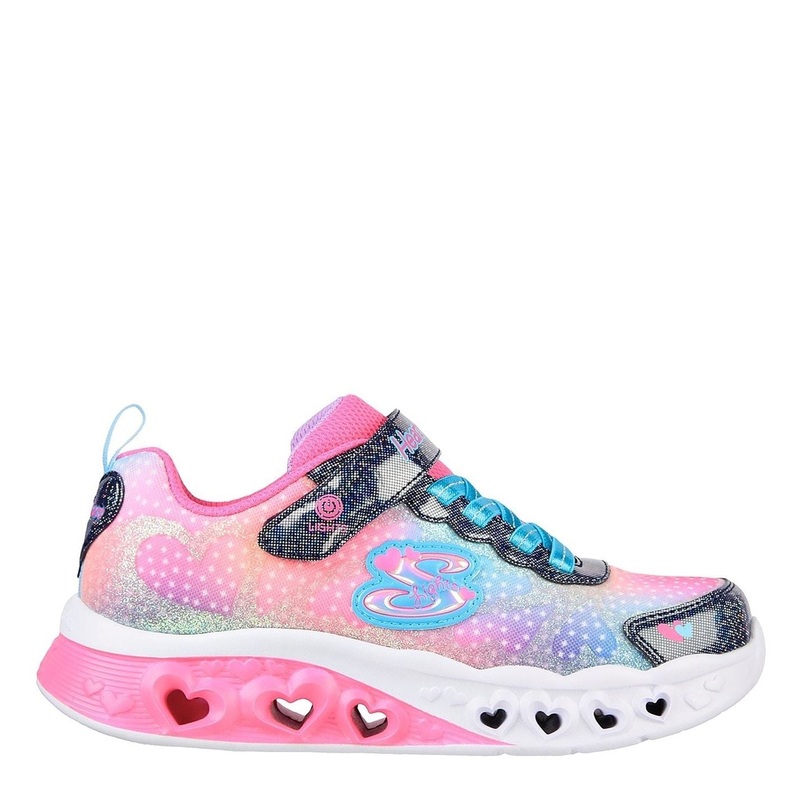 Skechers Flutter Heart Child Girl Trainers 2 (35) Pink/Navy