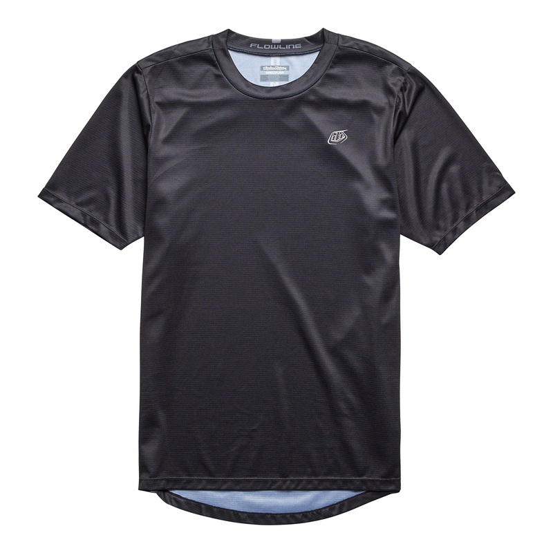 Youth Flowline SS Jersey Solid Black BLACK XS