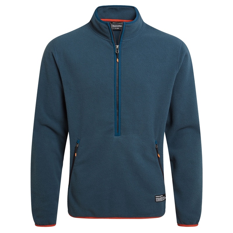 Craghoppers CO2 Renu Half Zip Top – Mens – Blue Stone Small
