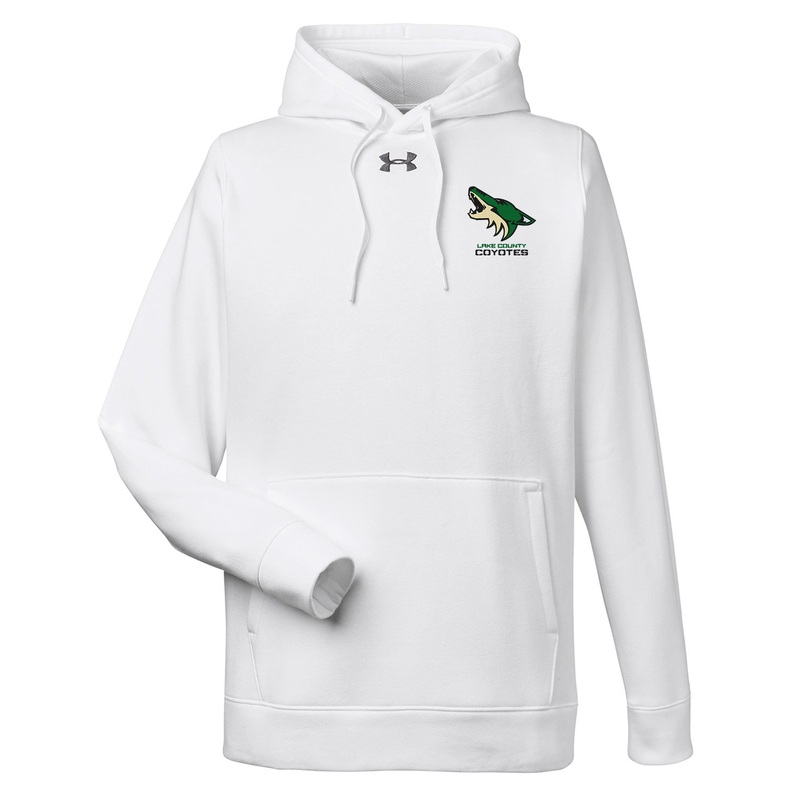 Lake Co Coyotes Hustle Hoodie White Small