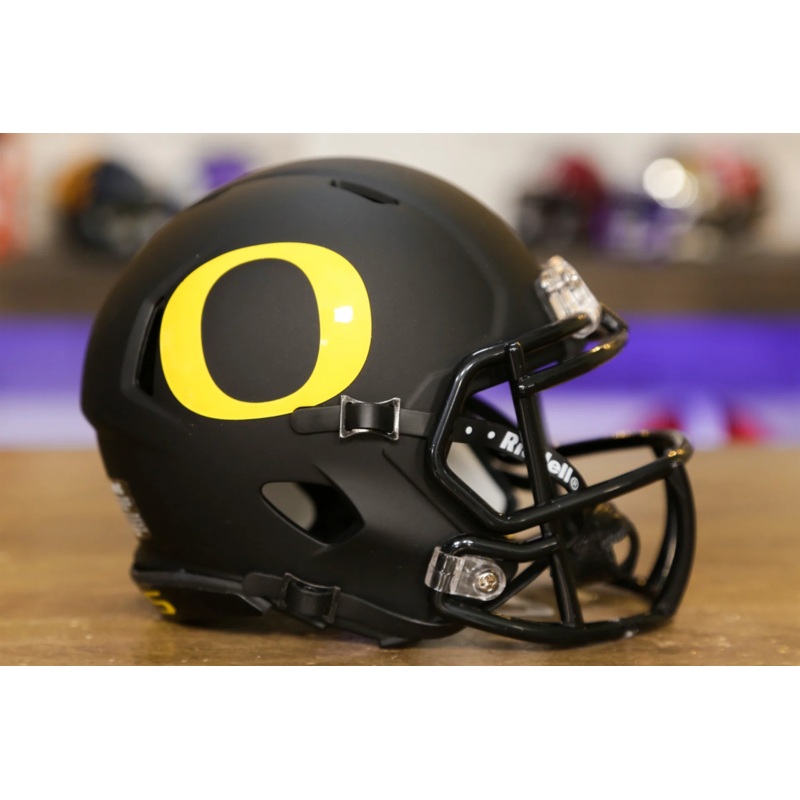 Oregon Ducks Riddell Speed Mini Helmet – Matte Black