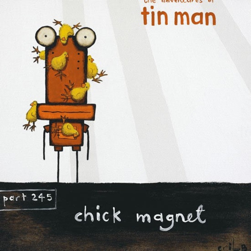 Chick Magnet – Tin Man Paper Print by Tony Cribb
