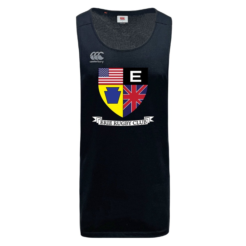 Erie Rugby Club Tempo Vapodri Singlet by Canterbury XS Black