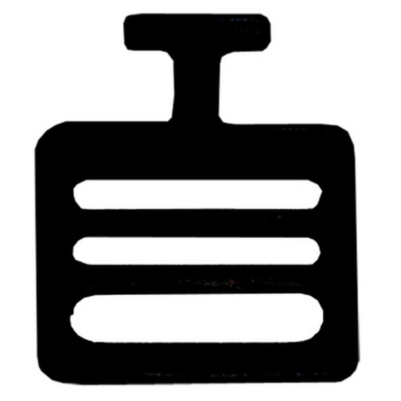 Champro Shoulder Pad T-Hook 1 1/2 Inch BLACK