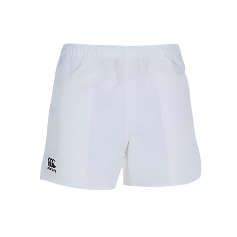 Canterbury Mens Cotton Professional Rugby Match Shorts – White Small