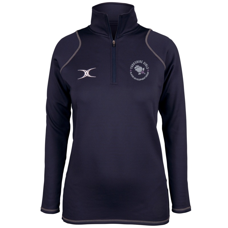 Yorkshire PDG Adult’s Dark Navy Quest Ladies 1/4 Zip Fleece W 8