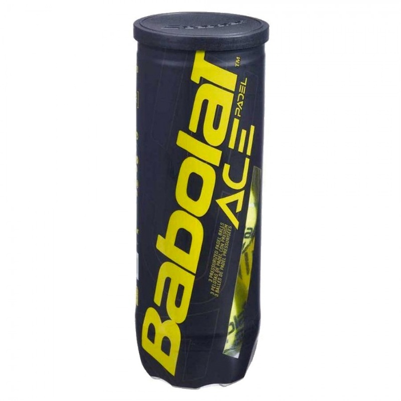 Babolat Ace X3 Padel Balls  Pack of 3 Yellow One Size