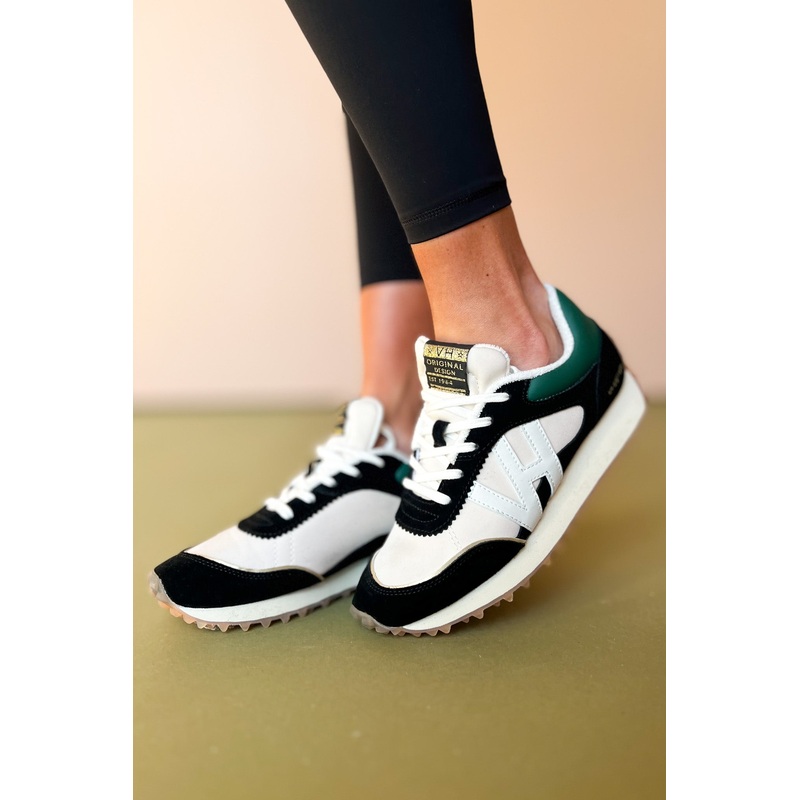 Vintage Havana Green Heel Spiked Sole Sneakers 5.5