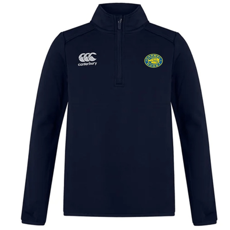 Carmel Rugby Club 1/4 Zip Mid Layer Training Top by Canterbury Y6 Navy
