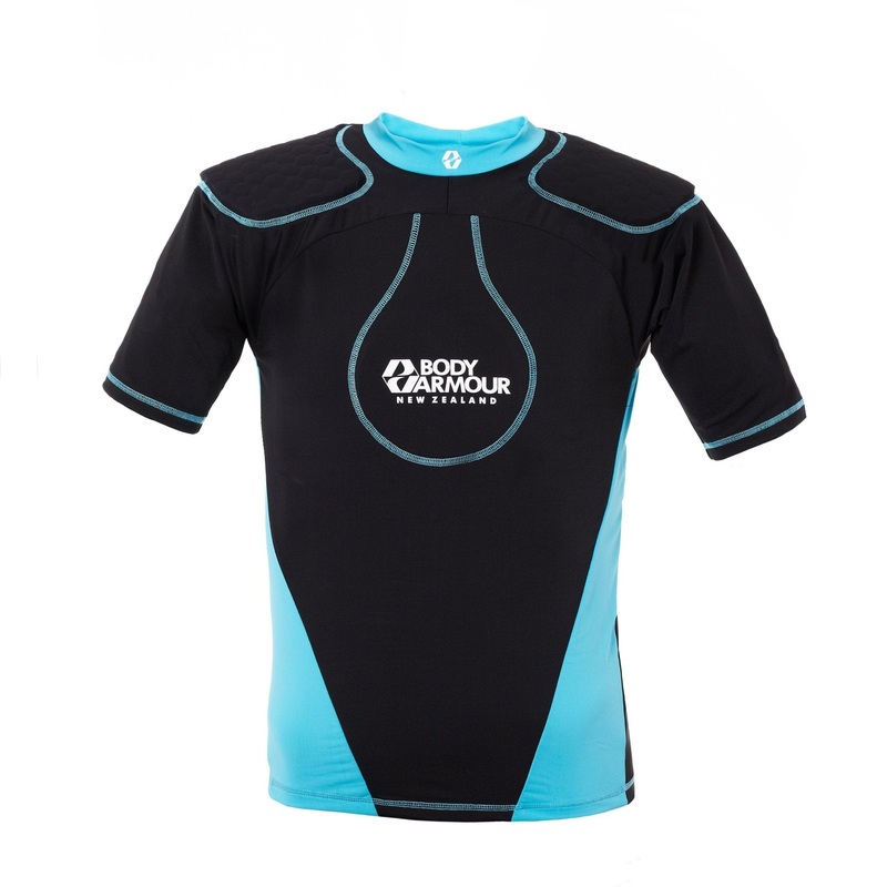 FlexiTop Rugby Shoulder Pads Vest S Black