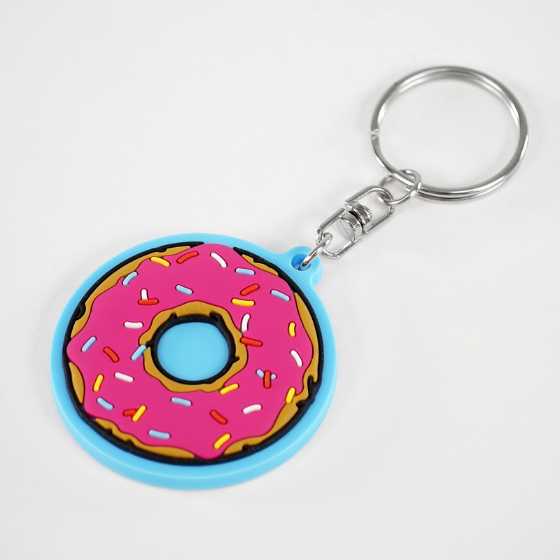Pink Donuts Keychain one size Pink