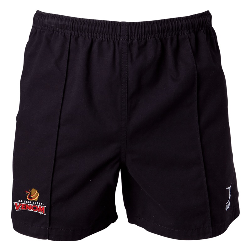 Raleigh Rugby Venom Gilbert Black Kiwi Pro Youth Rugby Shorts YS
