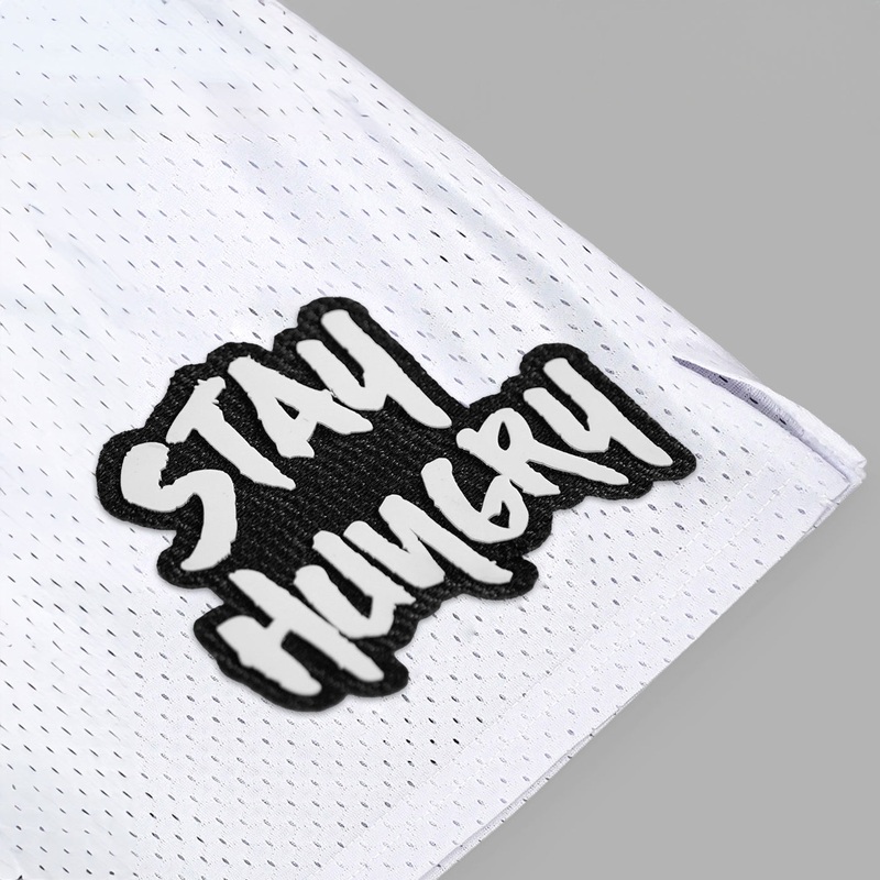 Stay Hungry Patch Shorts – 7″ Black S