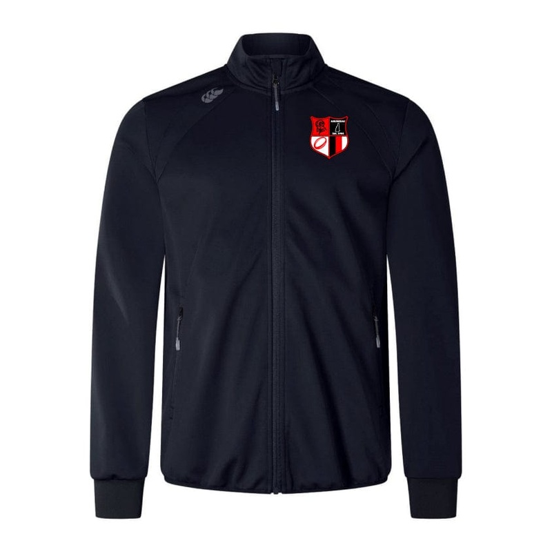 Amoskeag Rugby Club Elite Windstopper Jacket by Canterbury XS Black
