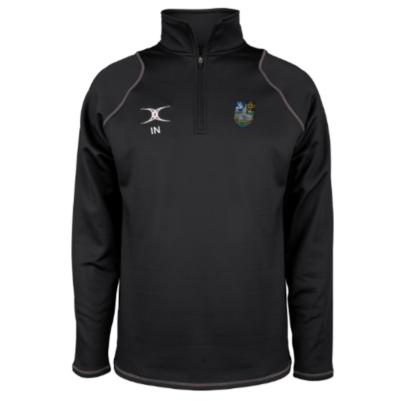 Ysgol Penrhyn Dewi Child’s Black Quest 1/4 Zip Fleece 5 to 6 Yrs