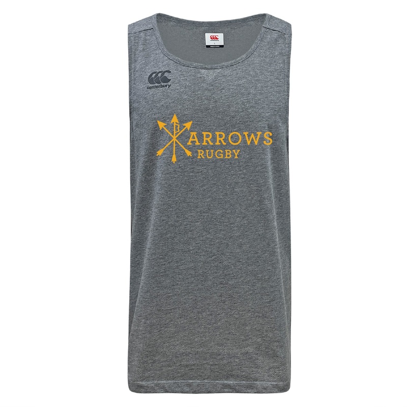 Arrows Rugby Club Tempo Vapodri Singlet by Canterbury XS Black