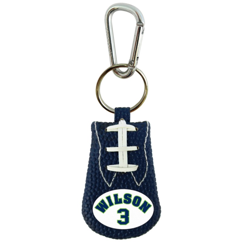 Gamewear Seattle Seahawks Team Color Jersey Russell Wilson Football Keychain