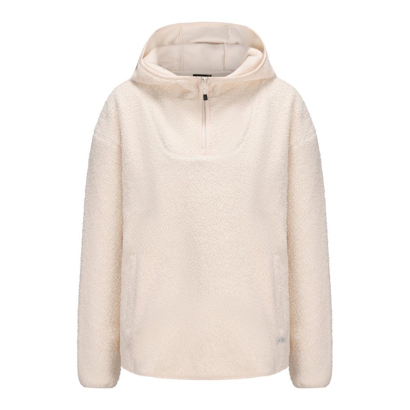 Gelert Quarter Zip Relaxed Fit Long Sleeve Sweatshirt 14 (42) White