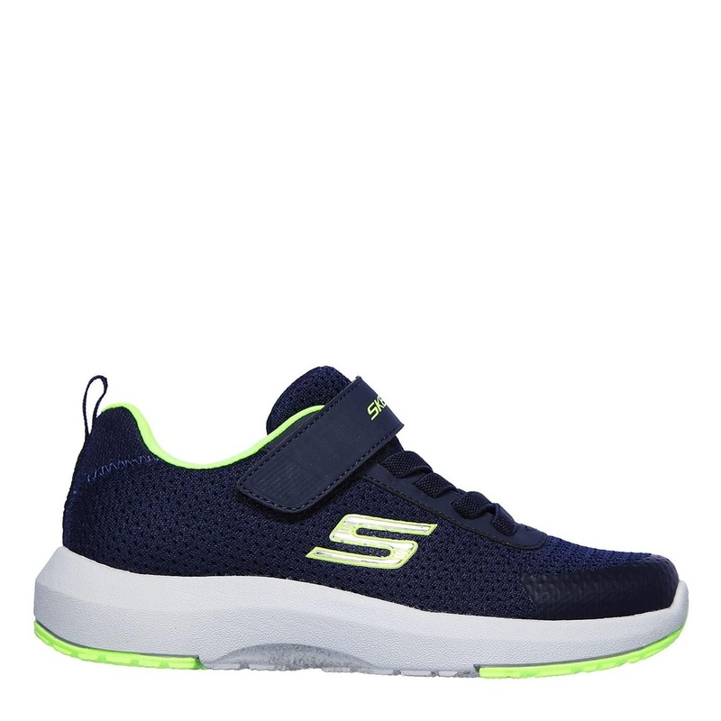 Skechers Dyna Tread Childrens Trainers 1.5 (34) Navy Lime