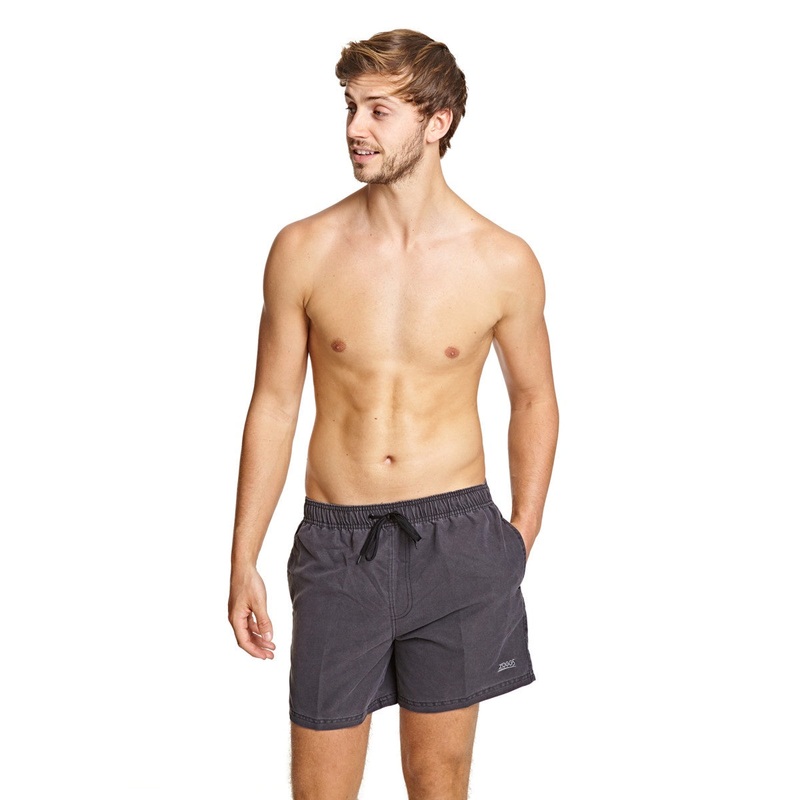 Zoggs Mens Mosman Swim Short – Charcoal Small
