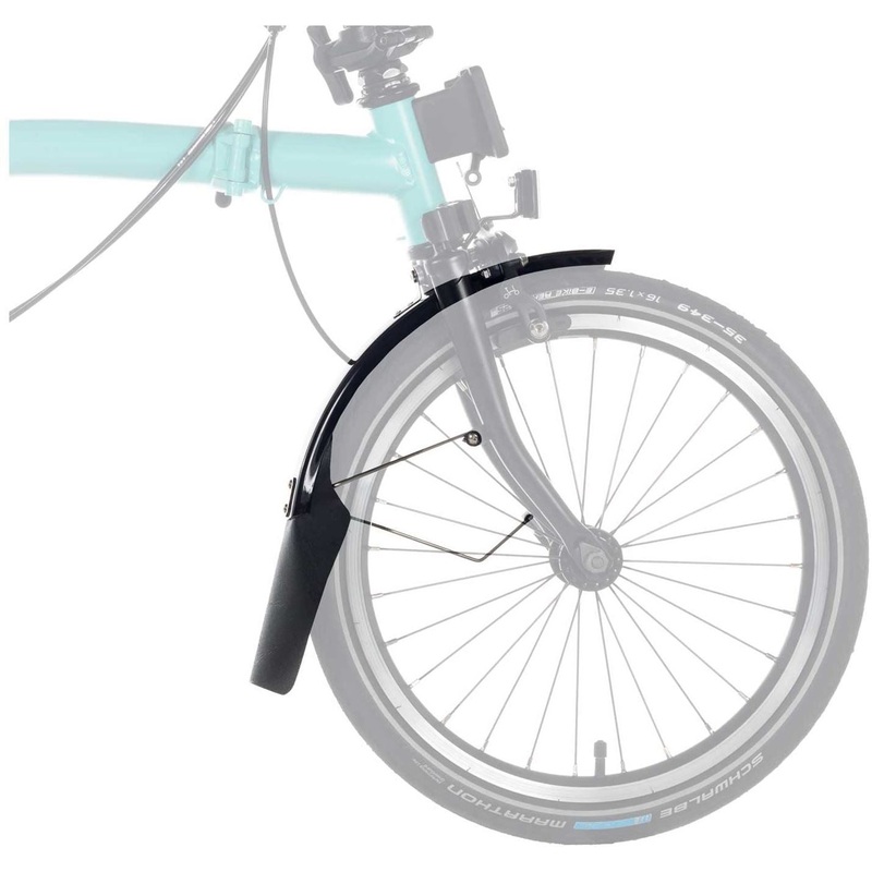 Brompton Front Mudguard Blade  And  Flap One Size Black