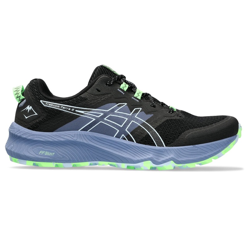 Asics Mens Gel Trabuco Terra 2 – Black/Light Blue US 8