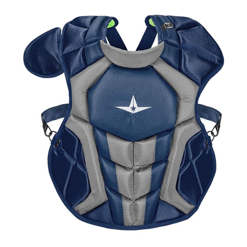 All-Star Youth System7 Axis Catcher’s Chest Protector (14.5 Inch) NAVY