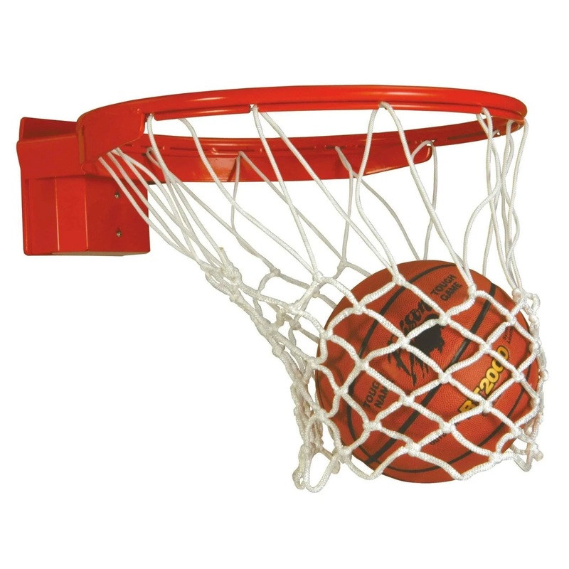 Bison Baseline Collegiate 180 Competition Breakaway Basketball Goal for 42″ Boards