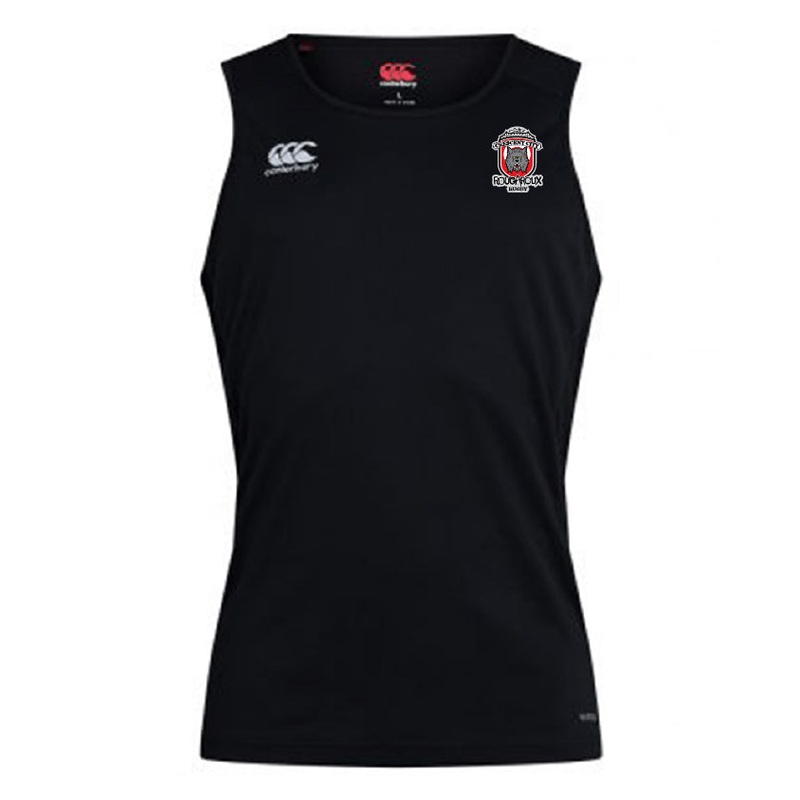 Crescent City Rougaroux Club Dry Singlet by Canterbury XS Black