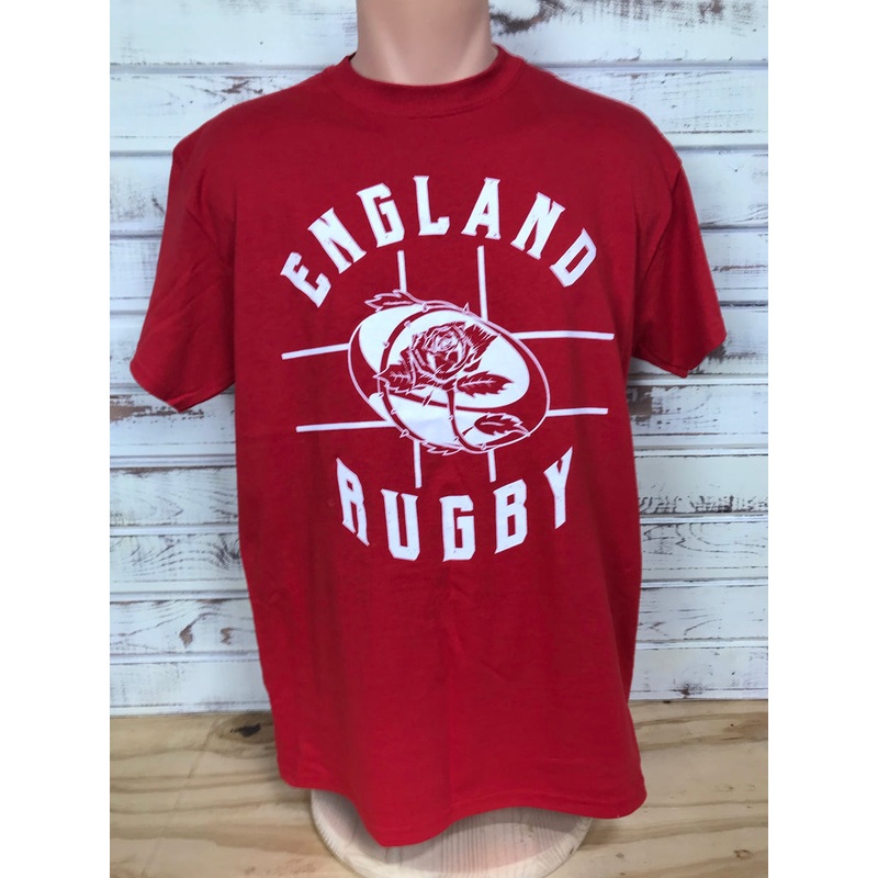 *ENGLAND – RED RUGBY T-SHIRT
