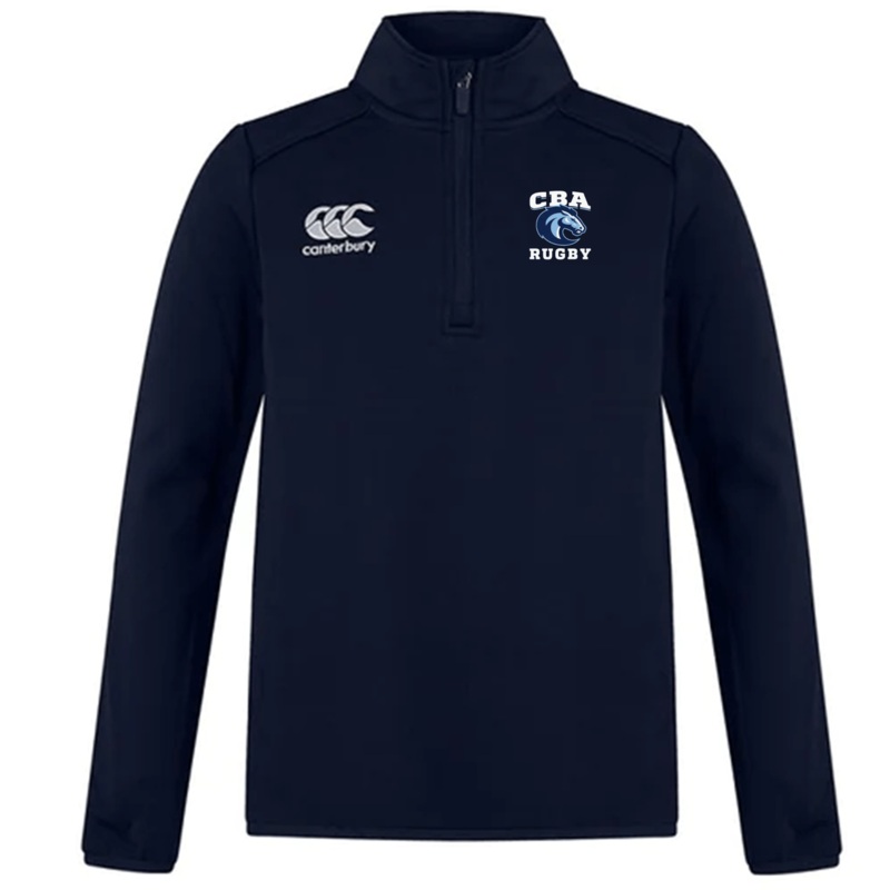 Christian Brothers Academy Rugby Club 1/4 Zip Mid Layer Training Top by Canterbury Y6 Navy