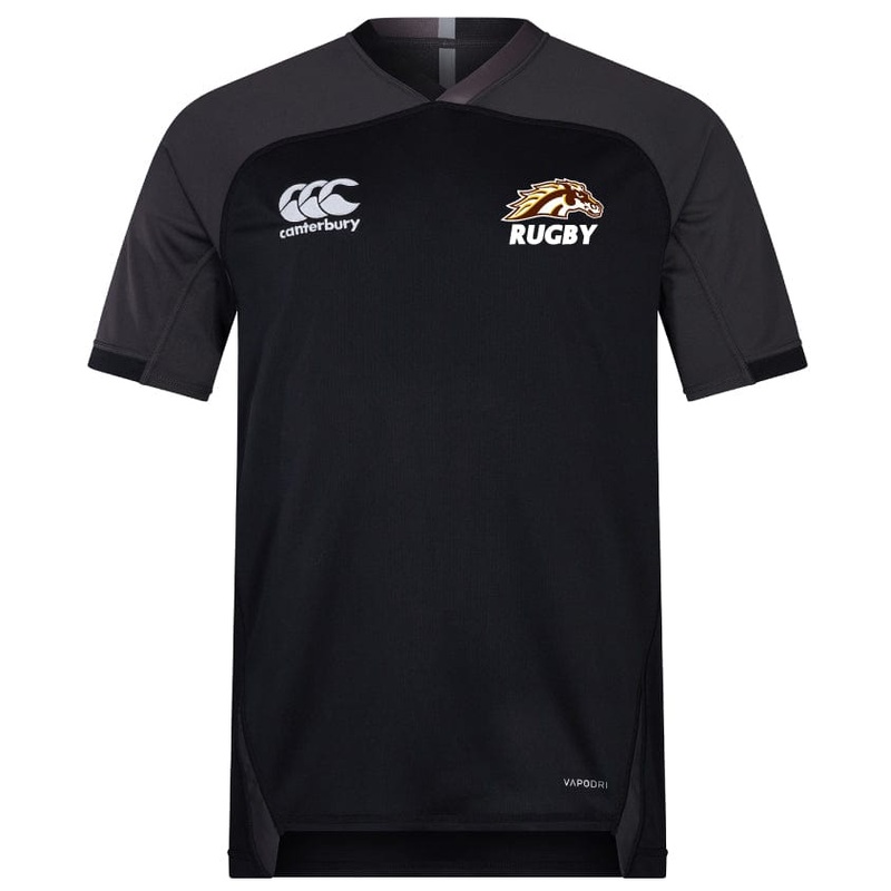 Western Michigan University Men’s Rugby Vapodri Evader Jersey by Canterbury XS Black