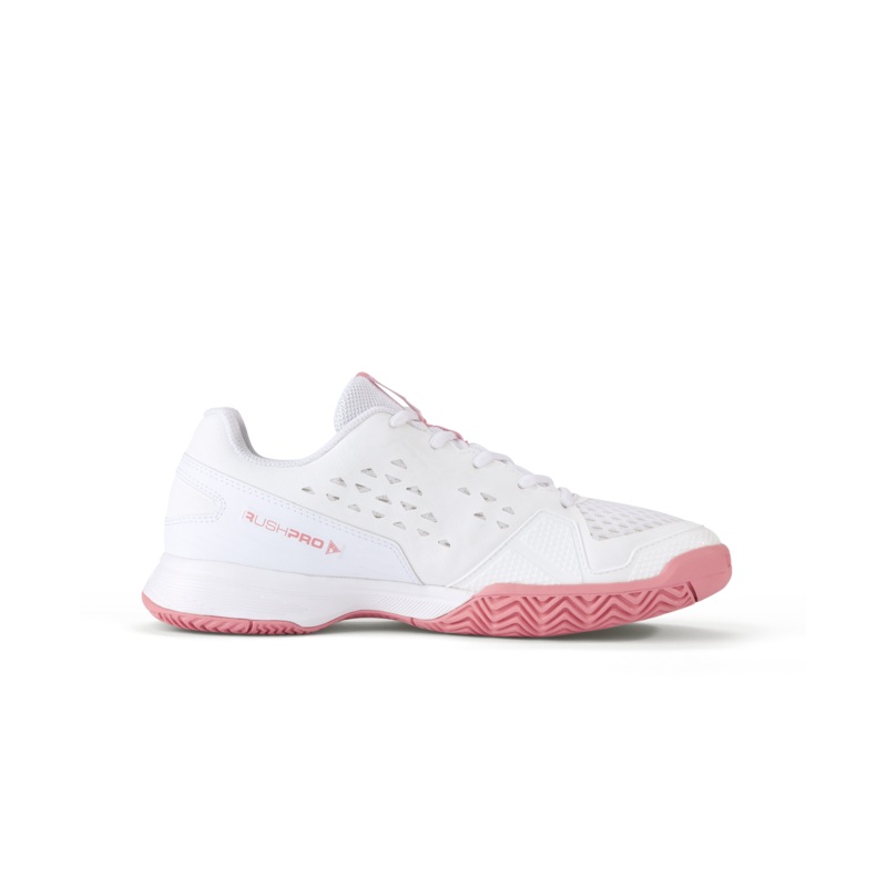 Wilson Rush Pro L Tennis Shoes Junior – White/Pink White/White/Mauveglow UK 1
