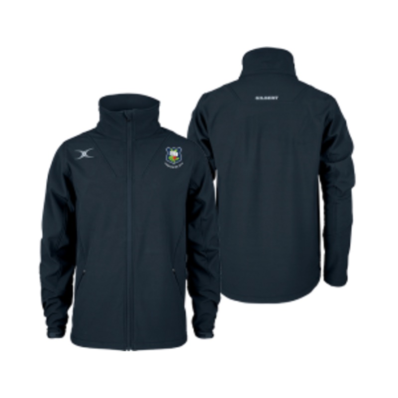 Yorkshire RFU Supporters Adult’s Dark Navy Pro Soft Shell Full Zip Jacket 2XS