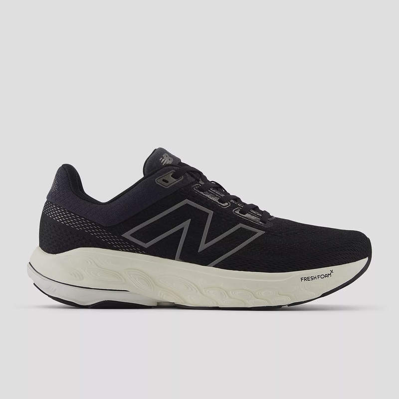 New balance Mens Fresh Foam X 860v14 (2E Width) – Black/Phantom/Sea Salt US 8.5