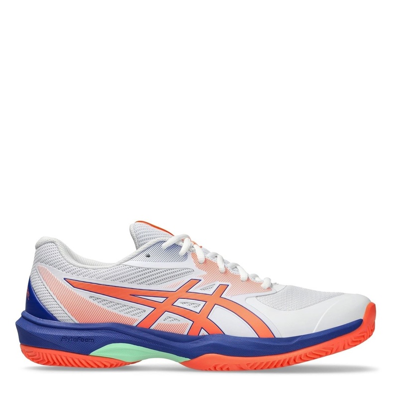 Asics FF Round Toe Padel Sneakers 11 (46.5) White/V Coral