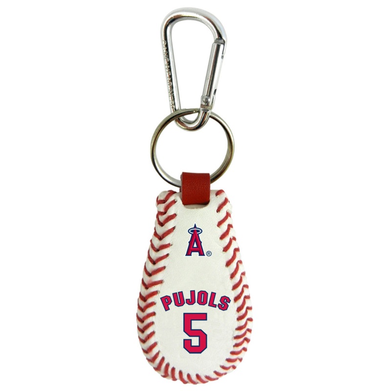 Gamewear Los Angeles Angels Albert Pujols Classic Baseball Keychain